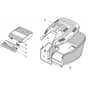 SP536 - 2010-2011 - 299265448/BQ - Mountfield Rotary Mower Grass Bag Diagram