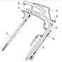 SP536 - 2010-2011 - 299265448/BQ - Mountfield Rotary Mower Upper Handle Diagram