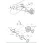 SP53 - 2003 - 23-5681-92 - Mountfield Rotary Mower Transmission Diagram