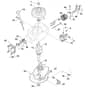 SP53 - 2021-2023 - 2L0536048/M21 - Mountfield Rotary Mower Engine Piston Crankshaft Diagram