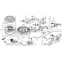 SP53 H - 2017-2019 - 295546038/WX - Mountfield Rotary Mower Flywheel GCV160A0 S4 LE SD Diagram