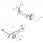 SP53 H - 2019 - 295546138/WX - Mountfield Rotary Mower Height Adjusting Diagram