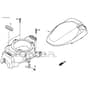 SP53 H - 2022-2023 - 2L0536033/MC - Mountfield Rotary Mower Fan Cover Diagram