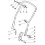 SP554 - 2007 - 292552048/BQ - Mountfield Rotary Mower Lower Handle Diagram