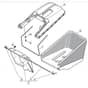 SP555 R - 2011-2013 - 292555038/M11 - Mountfield Rotary Mower Grass Bag Diagram