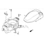 SP555 R V - 2022 - 294569033/M22 - Mountfield Rotary Mower Fan Cover Diagram
