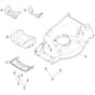 SP555 R V - 2022 - 294569033/M22 - Mountfield Rotary Mower Mask Diagram