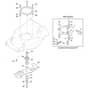 SP555 R V - 2016-2019 - 294569038/M16 - Mountfield Rotary Mower Blade Diagram