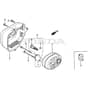 SP555 R V - 2016-2019 - 294569038/M16 - Mountfield Rotary Mower Exhaust Muffler Diagram