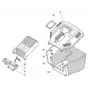 SP555 TRICUT - 2013-2014 - 292552138/BQ - Mountfield Rotary Mower Grass Bag Diagram