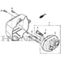SP555 V - 2019-2021 - 294563038/M19 - Mountfield Rotary Mower Exhaust Muffler Diagram
