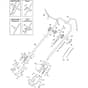 SP555 V - 2019-2021 - 294563038/M19 - Mountfield Rotary Mower Handle Diagram