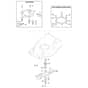 SP555 V - 2020 - 294563038/M20 - Mountfield Rotary Mower Blade Diagram