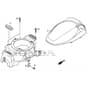 SP555 V - 2020 - 294563038/M20 - Mountfield Rotary Mower Fan Cover Diagram
