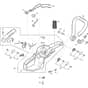 SP 316 C - 2019-2022 - 240311212/ST1 - Stiga Chainsaw Housing Diagram
