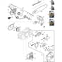 SP 316 C - 2019-2022 - 240311212/ST1 - Stiga Chainsaw Housing 02 Diagram