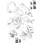 SP 36 - 2012-2015 - 243614002/11 - Stiga Chainsaw Bodywork Diagram