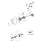 SPARTA 250 S - Oleo-Mac Brushcutter Starter assy and clutch Diagram