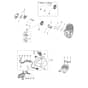SPARTA 250 TR - Oleo-Mac Brushcutter Tank and air filter Diagram