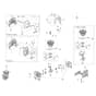 SPARTA 381 T - Oleo-Mac Brushcutter Engine Diagram