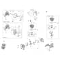 SPARTA 441 S - Oleo-Mac Brushcutter Engine Diagram