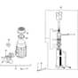 SPLIT 620 T - Bertolini Logsplitter Motor and cylinder Diagram