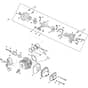 SPR 276 C - 2019-2022 - 240271012/ST1 - Stiga Chainsaw Cylinder Piston Crankshaft Diagram