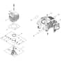 Echo SRM-237TES/L Cylinder, piston, crankshaft