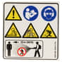 0000 967 4045 Genuine Stihl Warning Pictogram Br