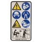 Genuine Stihl MS150TC, MS151TC, MS190T Instruction Label - 0000 967 7257