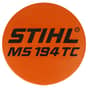 Genuine Stihl MS194TC Model Plate - 1137 967 1509