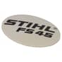 Genuine Stihl FS45 Model Plate - 4140 967 1500
