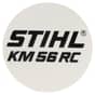 Genuine Stihl KM56RC Model Plate - 4144 967 1505
