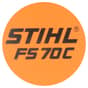Genuine Stihl FS70C Model Plate Badge - 4144 967 1511