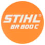 Genuine Stihl Model plate BR 800 C - 4283 967 1501