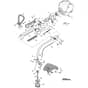 ST 425 HJ - 2009-2012 - 281210102/08 - Stiga Trimmer Handle Transmission Diagram