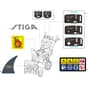 ST 4262 PB - 2016-2020 - 18-2842-31 - Stiga Snow Thrower Labels Diagram