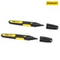 Stanley Fine Tip Markers - Black (Pack of 2) - 1-47-312