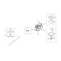 Stark 3810 S -  - Efco Brushcutter Carburettor WT-1099 Diagram