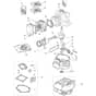 SV70OHV - 2006 - 118550123/0_0500015V70OHV - Stiga Engine Engine 02 Diagram