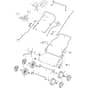 SVP 40 G - 2020-2025 - 211400248/ST1 - Stiga Scarifier Handle, Wheel Diagram