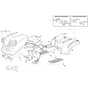 T30M - 2012-2019 - 2T2010436/BQ - Mountfield Ride On Mower Body Diagram