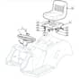 T35H - 2008 - 299964336/BQ - Mountfield Ride On Mower Seat Diagram