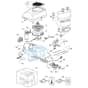 T35M - 2011-2013 - 2T0320436/BQ - Mountfield Ride On Mower Engine TRE0701 Diagram
