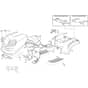 T38H - 2016-2019 - 2T2610406/SF - Mountfield Ride On Mower Body Diagram