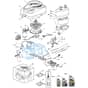 T40H - 2015-2019 - 2T1730436/BQ - Mountfield Ride On Mower TRE0801 Engine Diagram