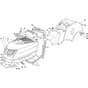 T40H - 2020-2022 - 2T1730483/MC - Mountfield Ride On Mower Body Diagram