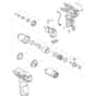 Makita TD090D - Cordless Impact Driver - Power Tool Diagram