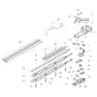 TG 2460 P -  - Efco Hedge Trimmer Blades assy Diagram