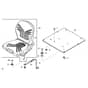 John Deere TH - PC9602 - Seat Platform - ST559945